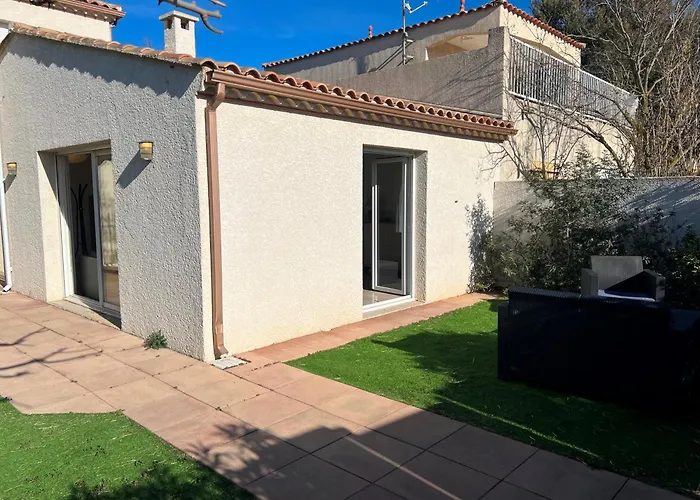 Secanto Belle Individuelle Avec Grand Jardin Rochelongue Cap D'agde Willa Agde