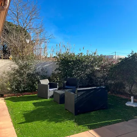 Secanto Belle Individuelle Avec Grand Jardin Rochelongue Cap D'agde *